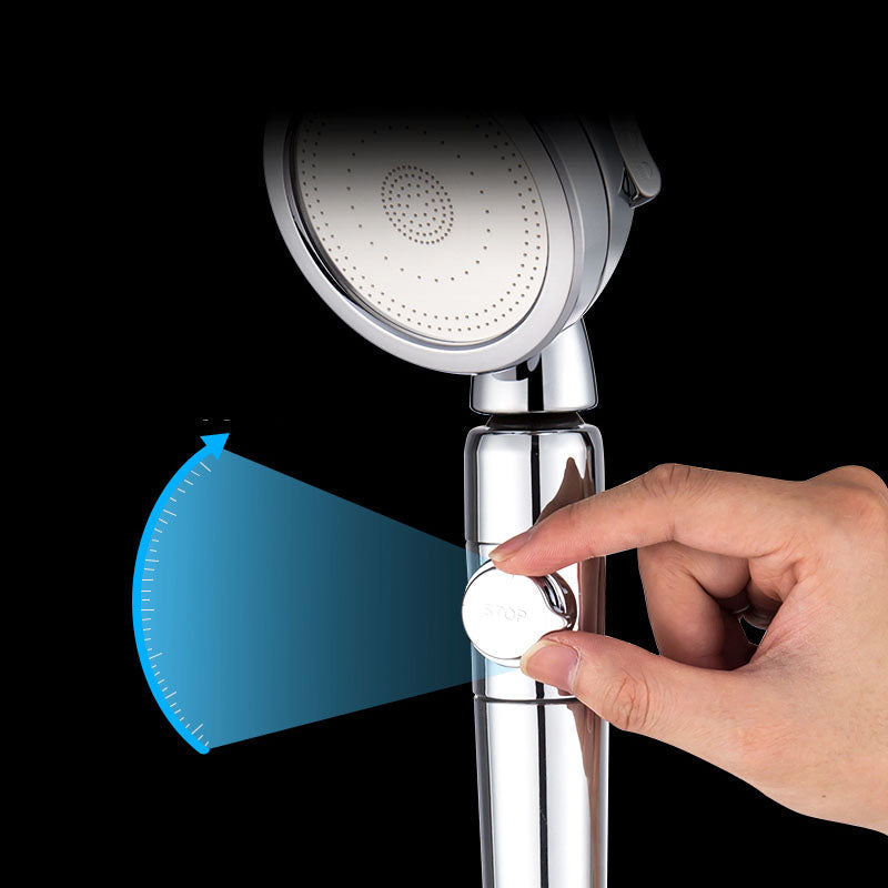 Metal Universal Pressure Shower Head Adjustable Water Flow Handheld Shower Head