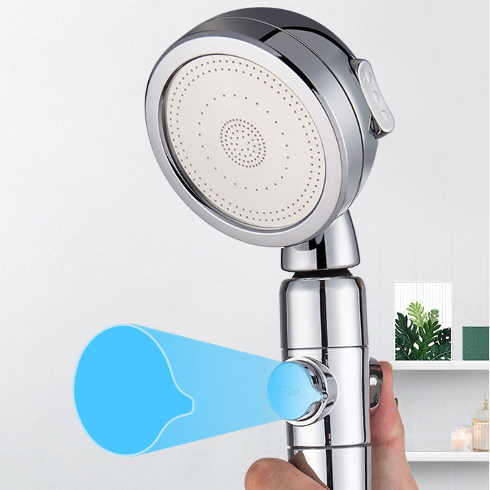 Metal Universal Pressure Shower Head Adjustable Water Flow Handheld Shower Head