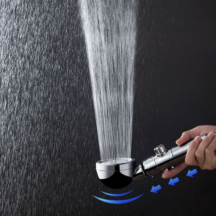 Metal Universal Pressure Shower Head Adjustable Water Flow Handheld Shower Head