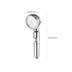 Metal Universal Pressure Shower Head Adjustable Water Flow Handheld Shower Head