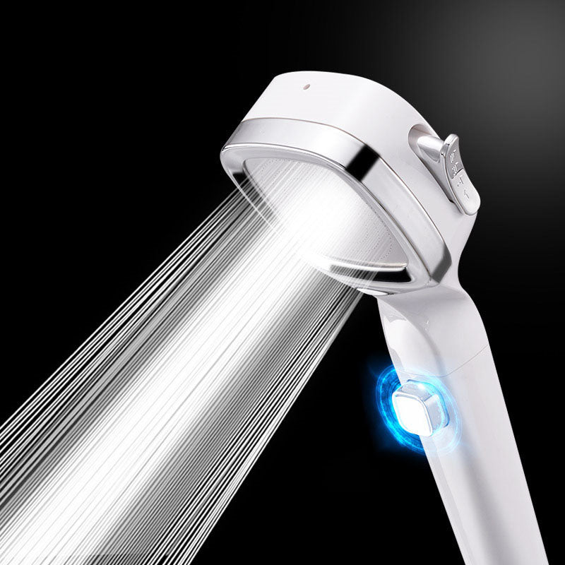 4-Stage Pressure Shower Head One-Button Water Stop Handheld Shower Head
