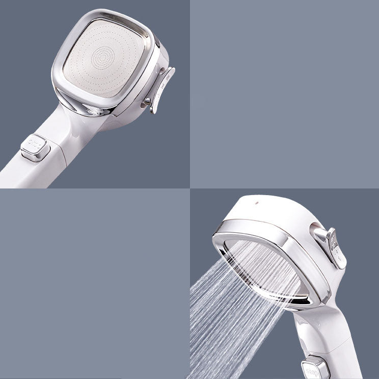 4-Stage Pressure Shower Head One-Button Water Stop Handheld Shower Head