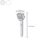 4-Stage Pressure Shower Head One-Button Water Stop Handheld Shower Head
