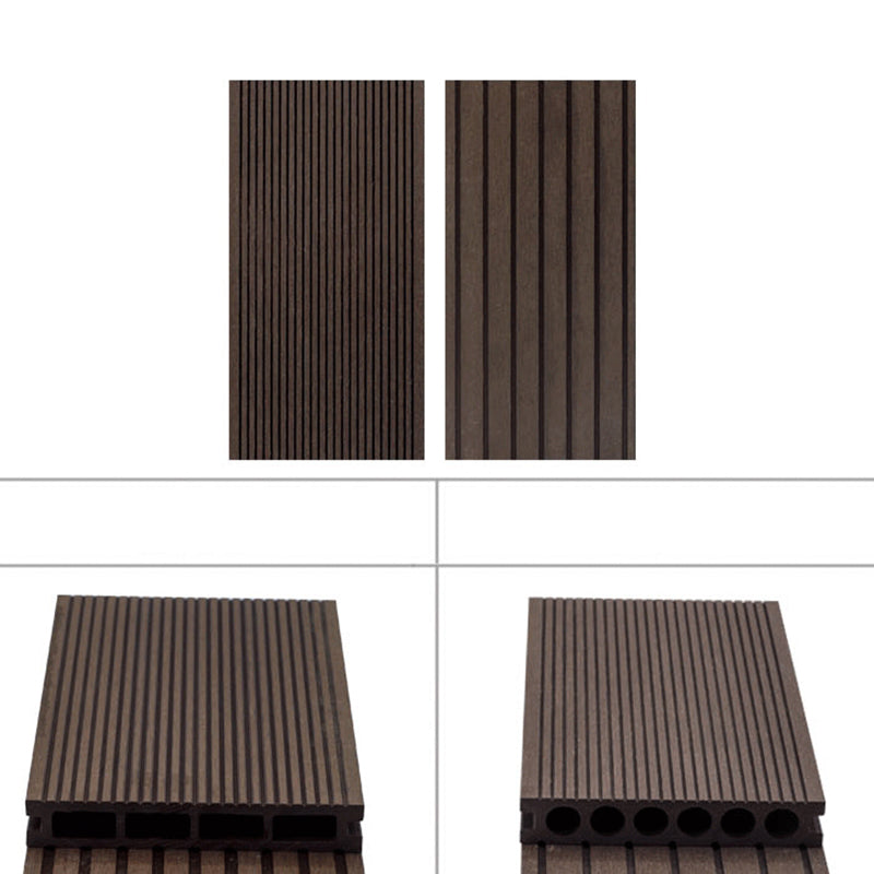Outdoor Wood Decking Waterproof Striped Pattern Floorboard