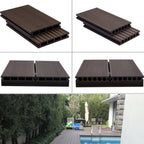 Outdoor Wood Decking Waterproof Striped Pattern Floorboard