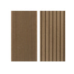 Outdoor Wood Decking Waterproof Striped Pattern Floorboard