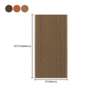 Outdoor Wood Decking Waterproof Striped Pattern Floorboard