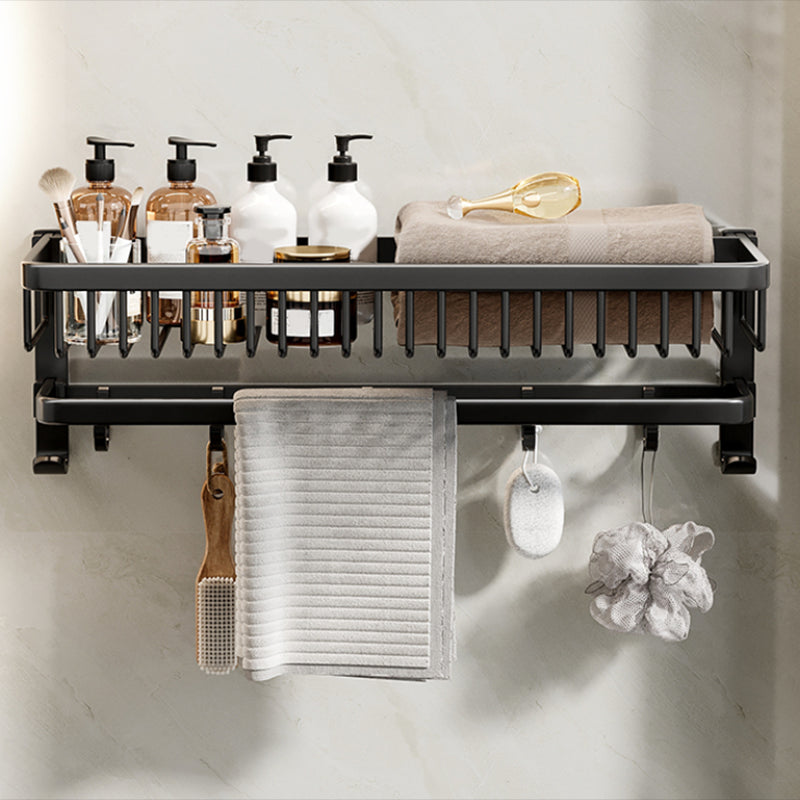 Modern Bathroom Accessories Set Black Bath Shelf Bath Accessories Set