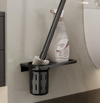 Modern Bathroom Accessories Set Black Bath Shelf Bath Accessories Set