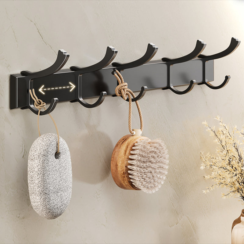 Modern Bathroom Accessories Set Black Bath Shelf Bath Accessories Set