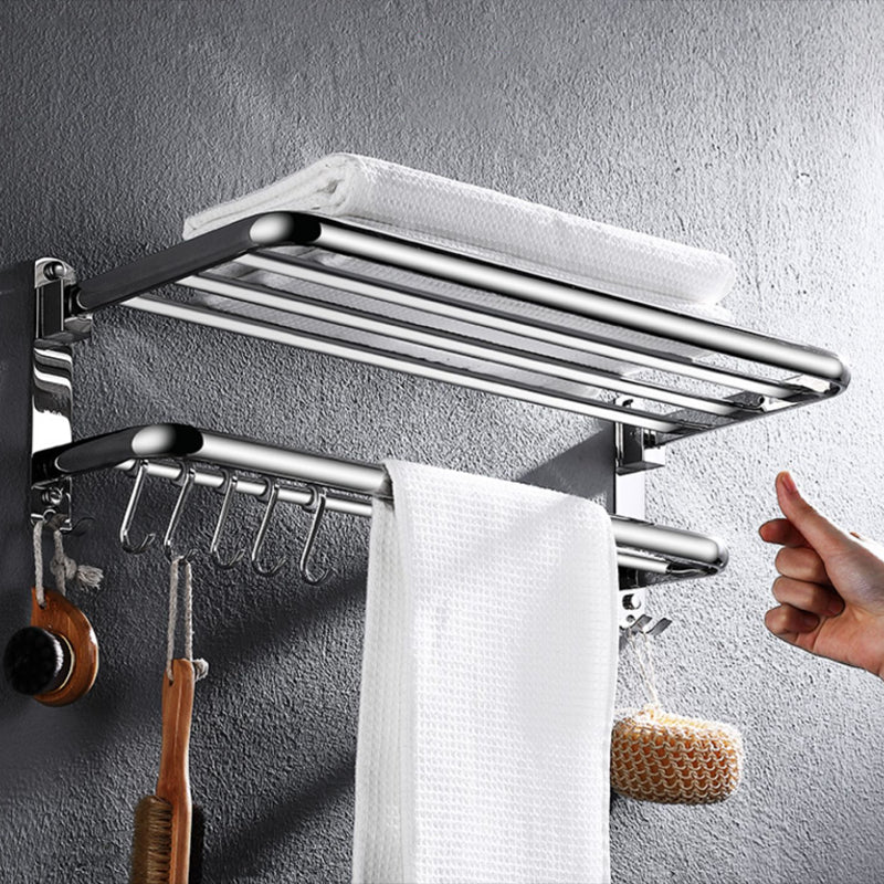 Modern Stainless Steel Bathroom Shelf Paper Holder Bathroom Accessory Set