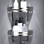 Modern Stainless Steel Bathroom Shelf Paper Holder Bathroom Accessory Set