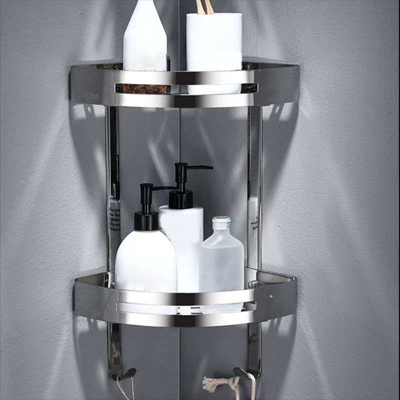 Modern Stainless Steel Bathroom Shelf Paper Holder Bathroom Accessory Set
