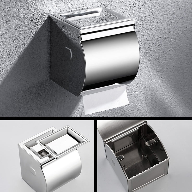 Modern Stainless Steel Bathroom Shelf Paper Holder Bathroom Accessory Set