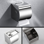 Modern Stainless Steel Bathroom Shelf Paper Holder Bathroom Accessory Set