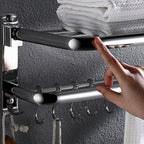 Modern Stainless Steel Bathroom Shelf Paper Holder Bathroom Accessory Set