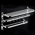 Modern Stainless Steel Bathroom Shelf Paper Holder Bathroom Accessory Set