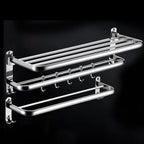 Modern Stainless Steel Bathroom Shelf Paper Holder Bathroom Accessory Set