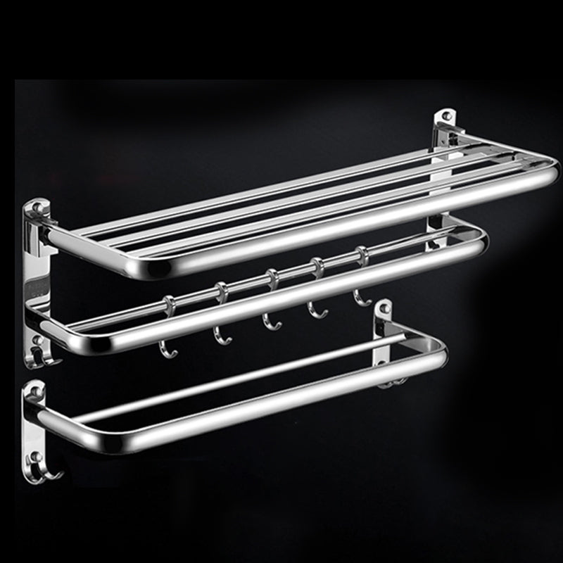 Modern Stainless Steel Bathroom Shelf Paper Holder Bathroom Accessory Set