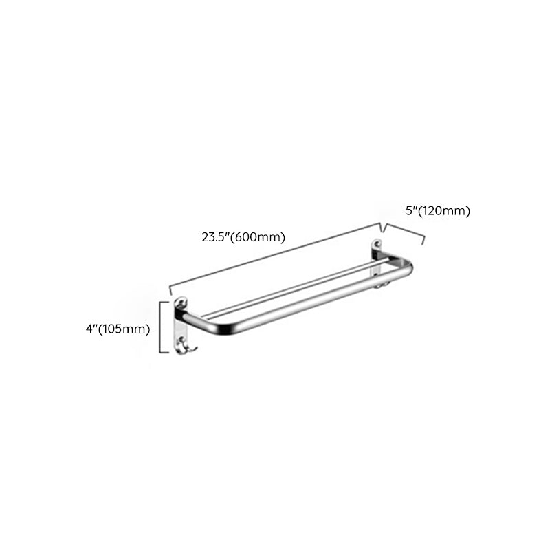 Modern Stainless Steel Bathroom Shelf Paper Holder Bathroom Accessory Set