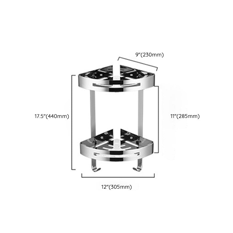 Modern Stainless Steel Bathroom Shelf Paper Holder Bathroom Accessory Set
