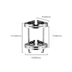 Modern Stainless Steel Bathroom Shelf Paper Holder Bathroom Accessory Set