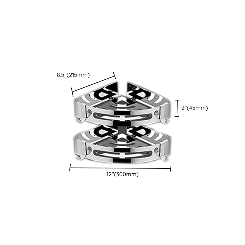 Modern Stainless Steel Bathroom Shelf Paper Holder Bathroom Accessory Set