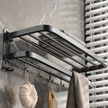 Modern gray bathroom accessory set bathroom shelf bath hardware set