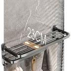 Modern gray bathroom accessory set bathroom shelf bath hardware set