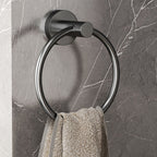 Modern gray bathroom accessory set bathroom shelf bath hardware set