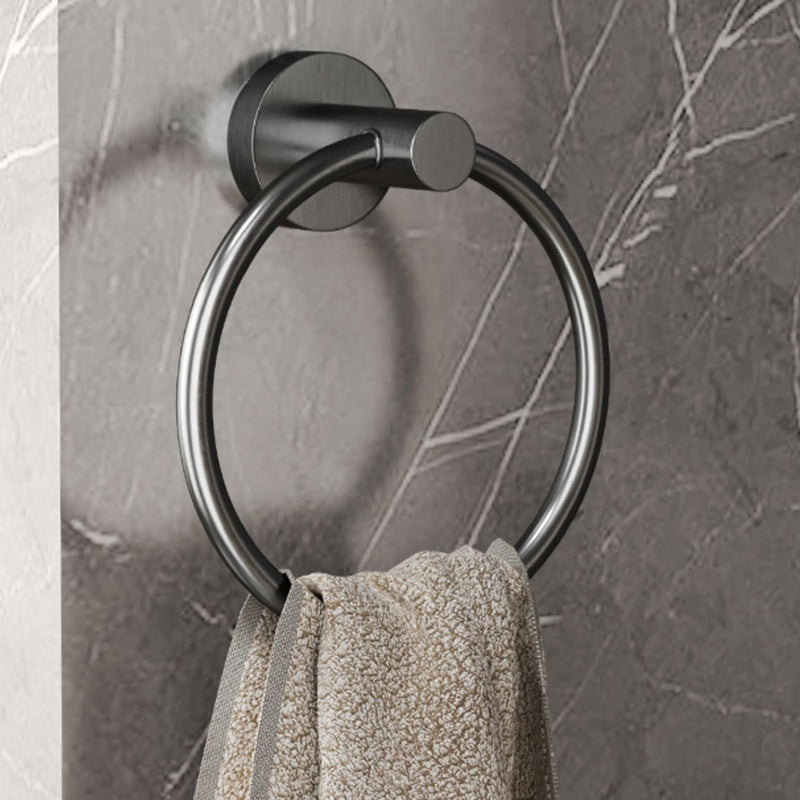 Modern gray bathroom accessory set bathroom shelf bath hardware set