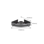 Modern gray bathroom accessory set bathroom shelf bath hardware set
