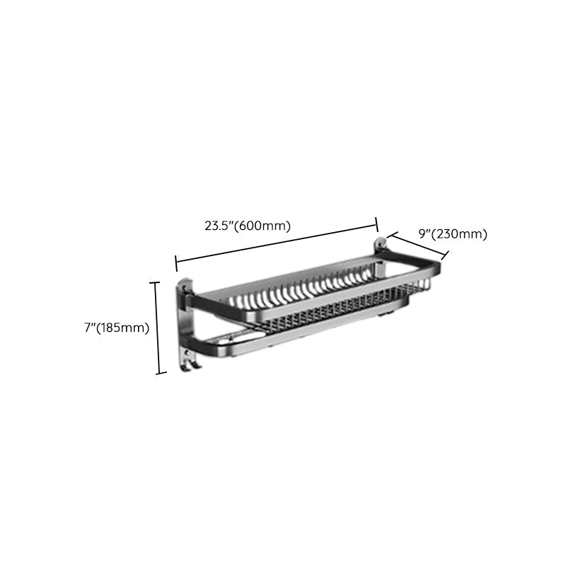 Modern gray bathroom accessory set bathroom shelf bath hardware set