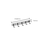 Modern gray bathroom accessory set bathroom shelf bath hardware set