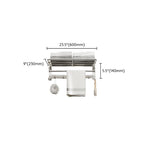 Traditional Bath Shelf Stainless Steel Paper Holder Bathroom Accessories Hardware Set