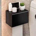 Modern Bathroom Set with Bath Shelf/Towel Holder & Paper Holder Black Bathroom Hardware