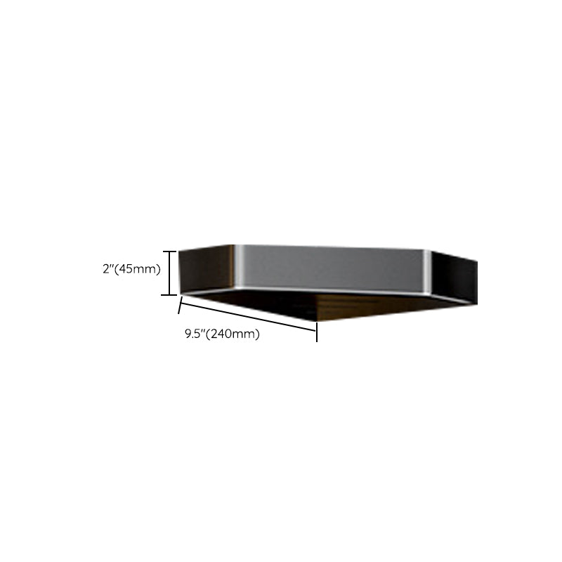 Modern Bathroom Set with Bath Shelf/Towel Holder & Paper Holder Black Bathroom Hardware