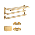 Modern Bathroom Hardware Paper Holder Bathroom Shelf Gold Bathroom Accessories Set