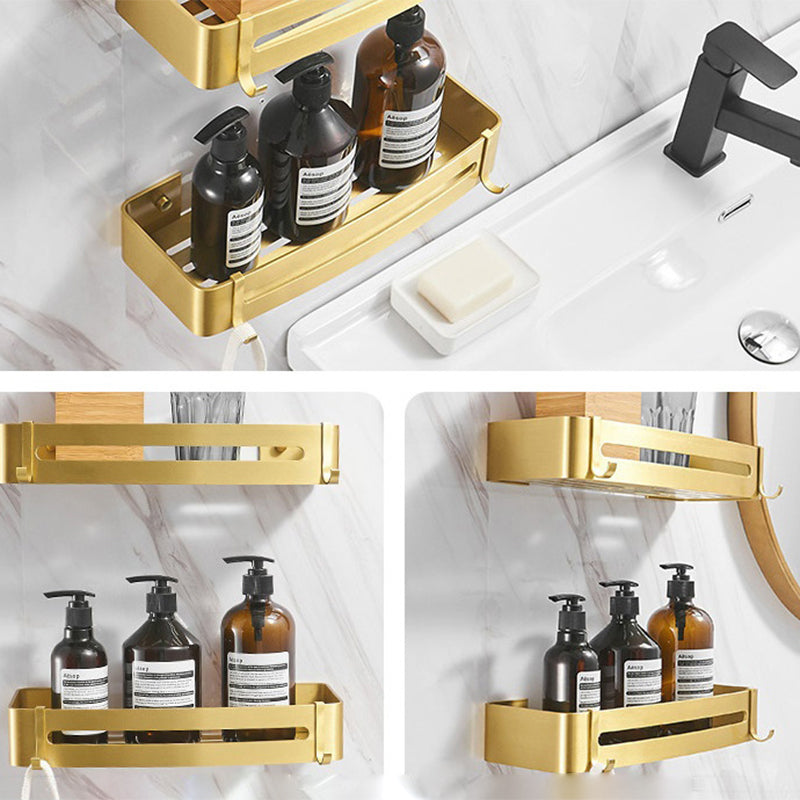 Modern Bathroom Hardware Paper Holder Bathroom Shelf Gold Bathroom Accessories Set