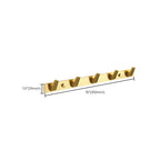 Modern Bathroom Hardware Paper Holder Bathroom Shelf Gold Bathroom Accessories Set