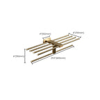 Traditional Golden Bath Accessory Set Brass Bathroom Accessories Kit