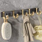 Black & Brass Bathroom Set Modern Style Bathroom Accessories As Individual Piece Or As Set