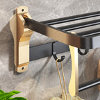 Black & Brass Bathroom Set Modern Style Bathroom Accessories As Individual Piece Or As Set
