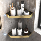Black & Brass Bathroom Set Modern Style Bathroom Accessories As Individual Piece Or As Set