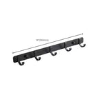 Modern Bathroom Accessories Set Towel Holder Black Soap Dish Bath Accessories Set