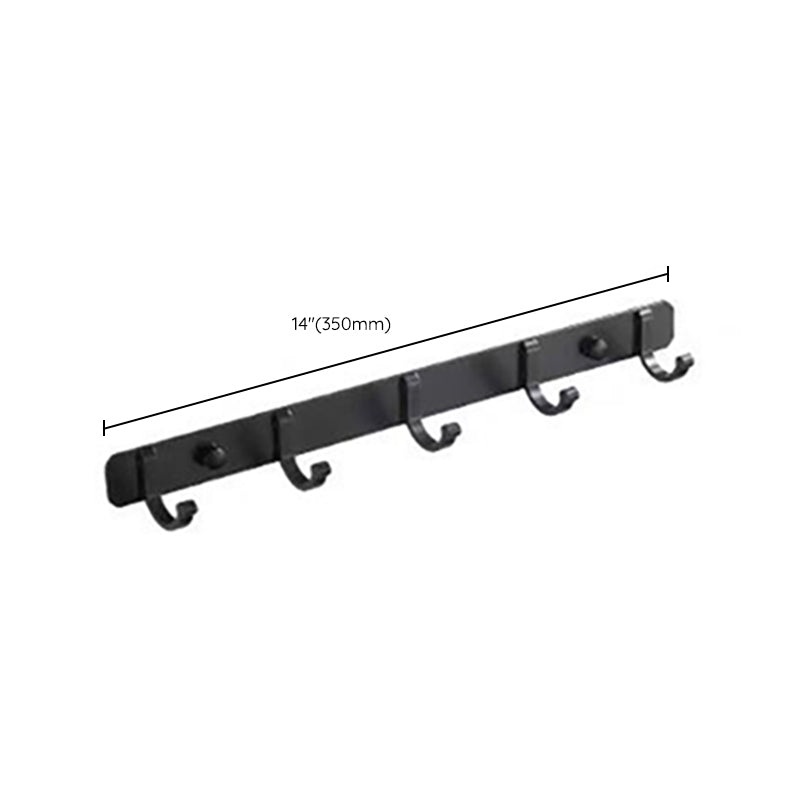 Modern Bathroom Accessories Set Towel Holder Black Soap Dish Bath Accessories Set