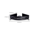 Modern Bathroom Accessories Set Towel Holder Black Soap Dish Bath Accessories Set