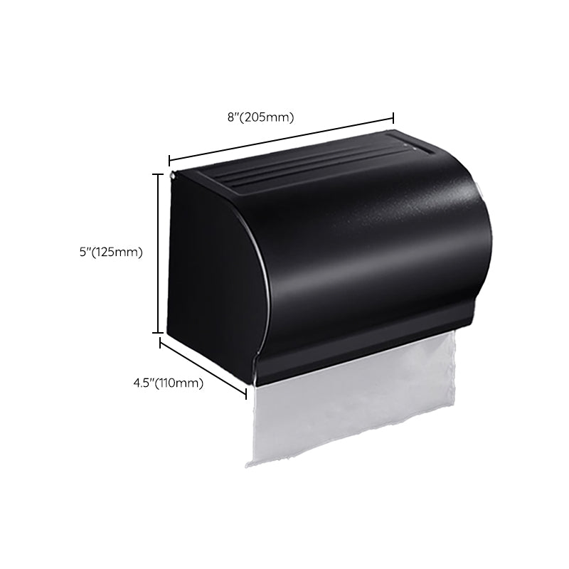 Modern Bathroom Accessories Set Towel Holder Black Soap Dish Bath Accessories Set