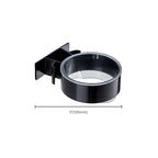 Modern Bathroom Accessories Set Towel Holder Black Soap Dish Bath Accessories Set