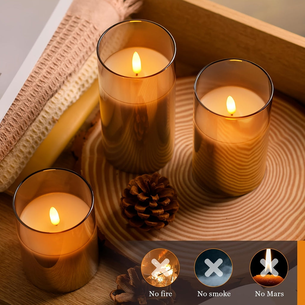 FlameFree LED Candle Set – Stylish Ambient Lighting for Indoor and Outdoor